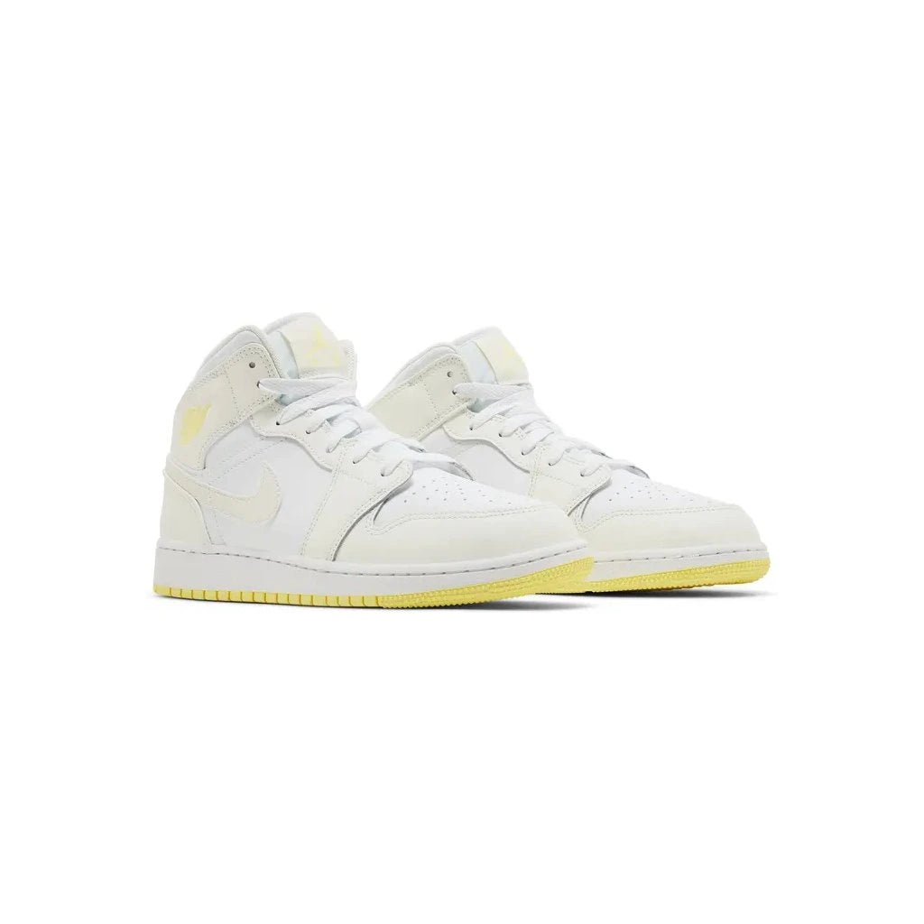 Jordan 1 Mid Sail Light Laser Orange