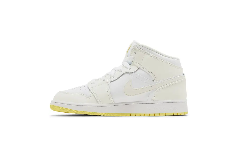 Jordan 1 Mid Sail Light Laser Orange