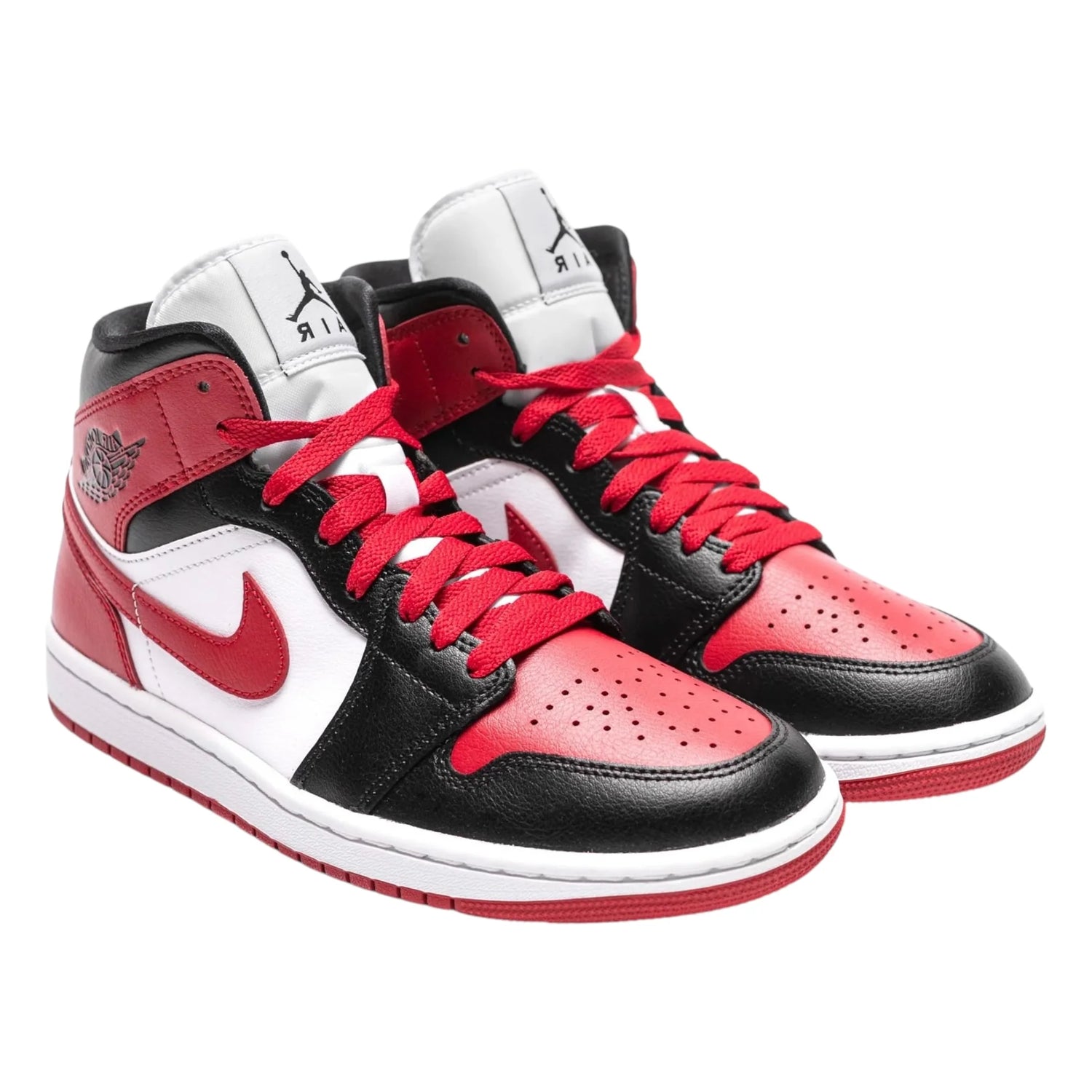 JORDAN 1 MID BLACK TOE