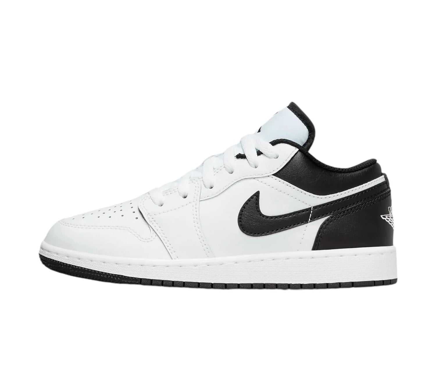 JORDAN 1 LOW WHITE BLACK