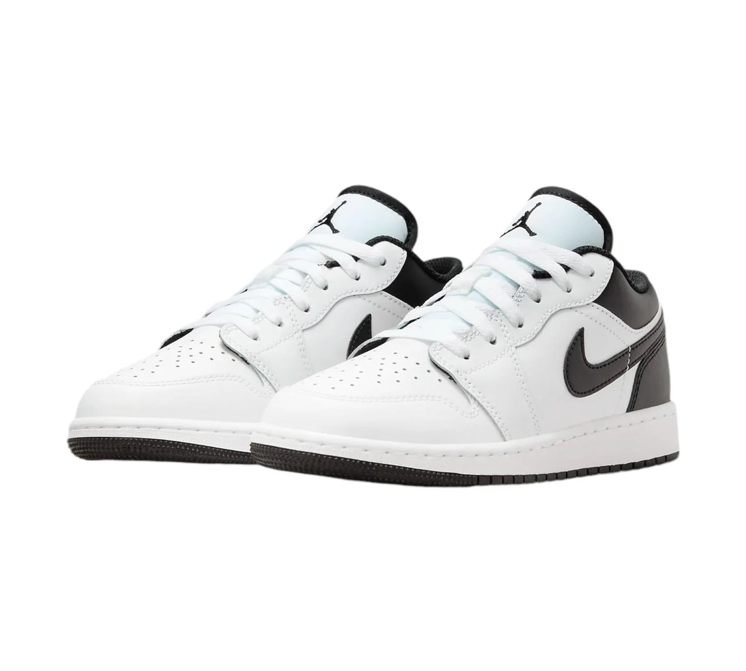 JORDAN 1 LOW WHITE BLACK